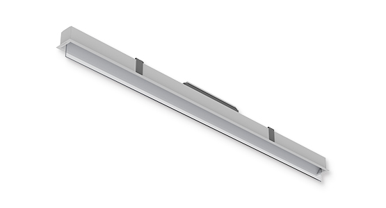 Semi-Recessed Single LGP Linear Light