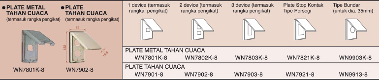 PLATE FULL-COLOR Series(tidak termasuk rangka pengikat)