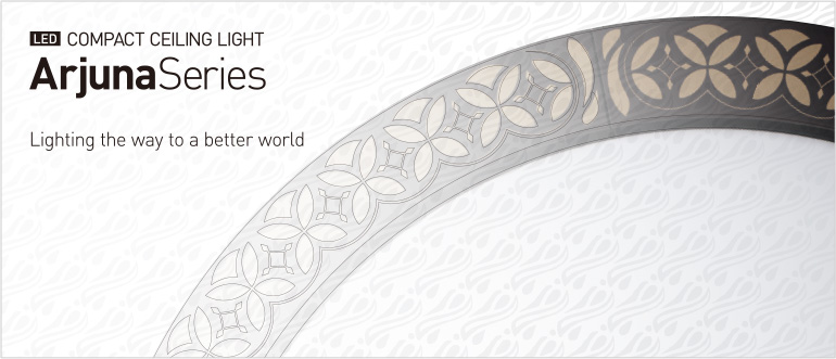 LED COMPACT CEILING LIGHT ArjunaSeries Lighting the way to a better world
